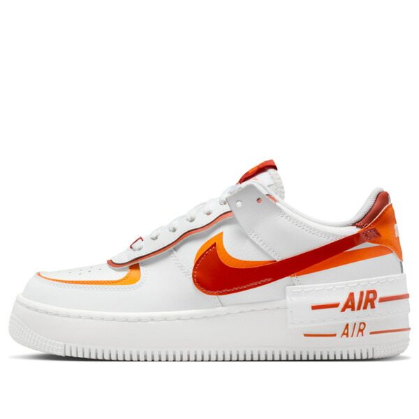 Nike ナイキ レディース スニーカー 【(WMNS) Nike Air Force 1 Shadow 'White Bright Ceramic Dark Russet' CI0919-124】 サイズ US_5.5(22.5cm)｜asty