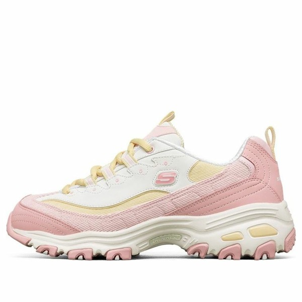 Skechers スケッチャーズ レディース スニーカー  【(WMNS) Skechers D\u0027Lites 1.0 Sneakers Pink/Yellow 149906-PKYL】  大きさ US_6.5(23.5糎)