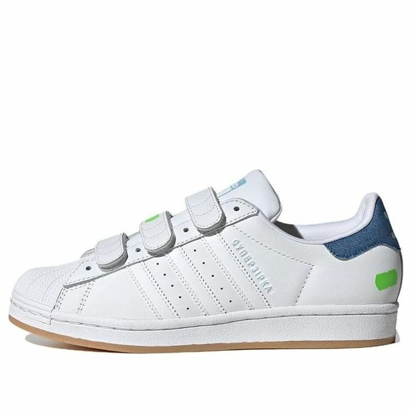 adidas アディダス レディース スニーカー  【(WMNS) adidas KSENIASCHNAIDER x Superstar \u0027White Clear Blue\u0027 IG5927】  大きさ US_6.5(23.5糎)