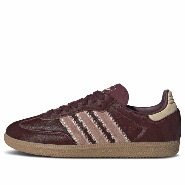 adidas アディダス レディース スニーカー 【(WMNS) adidas Samba OG 'Maroon Sand Strata Pony' JP5330】 サイズ US_6(23.0cm)｜asty