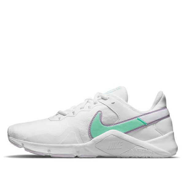 Nike ナイキ レディース スニーカー 【(WMNS) Nike Legend Essential 2 'White Green Glow' CQ9545-100】 サイズ US_5(22.0cm)|asty
