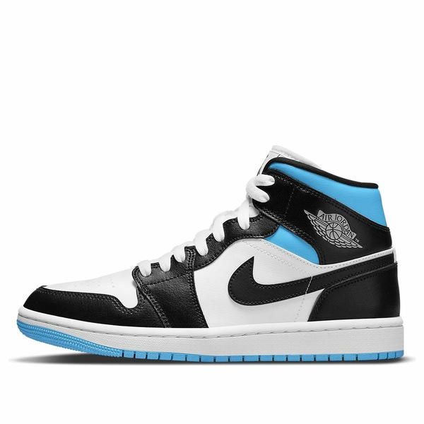 Jordan ジョーダン レディース スニーカー  【(WMNS) Air Jordan 1 Mid \u0027University Blue Black White\u0027 BQ6472-102】  大きさ US_W_10.5
