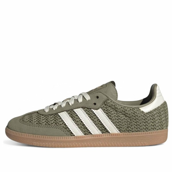 adidas アディダス レディース スニーカー  【(WMNS) adidas Samba OG \u0027Crochet Pack Orbit Green\u0027 JR9447】  大きさ US_W_11