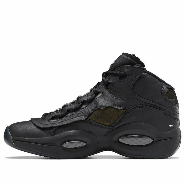 Reebok リーボック メンズ スニーカー  【Reebok x Maison Margiela Question Mid \u0027Memory Of-Black\u0027 GW5001】  大いさ US_8.5(26.5糎) メンズ靴-靴-スニーカー