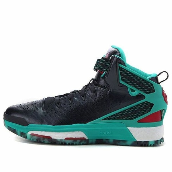 adidas アディダス メンズ スニーカー 【adidas D Rose 6 'Black Green' Q16930】 サイズ US_7.5(25.5cm)｜asty