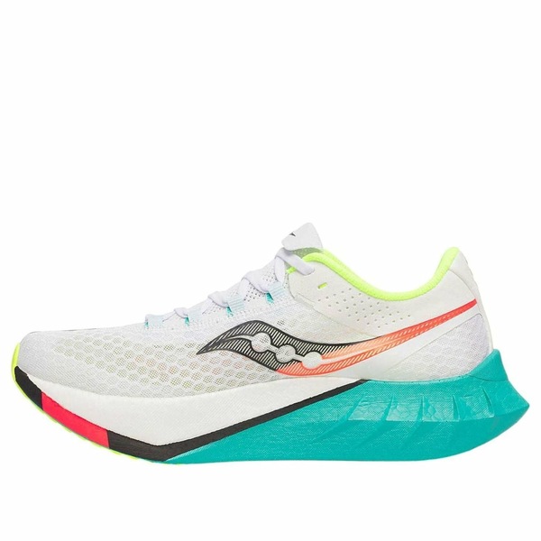 Saucony サッカニー メンズ スニーカー 【Saucony Endorphin Pro 4 'White Mutant' S20939-97】 サイズ US_M_14｜asty