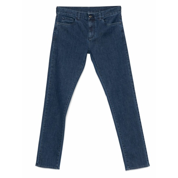 カナーリ メンズ ジーンズズボン下 ボトムス Logo-patch jeans Blue