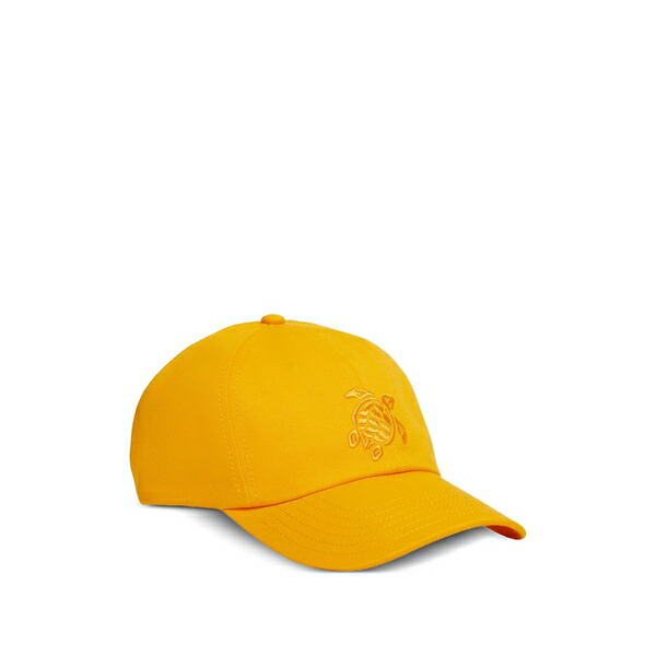 ヴィルブレクイン メンズ 帽子 アクセサリー Embroidered-turtle cap Yellow|asty