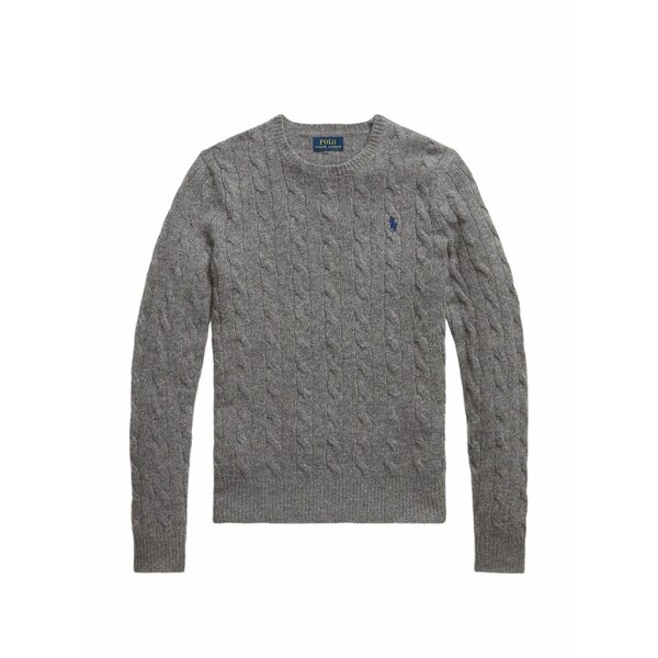 ラルフローレン レディース 編み物\u0026スウェーター アウター Cable-knit sweater Grey