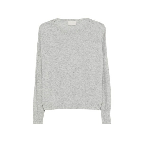エミスフィール レディース ニット&セーター アウター Boat-neck sweater Grey｜asty