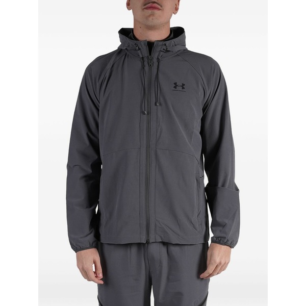 アンダーアーマー メンズ 上衣＆上衣 アウター Hooded zip jacket Grey
