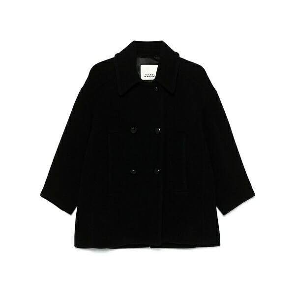 イザ呼びりん マラン レディース 厚地の外套 アウター Fiby coat Black