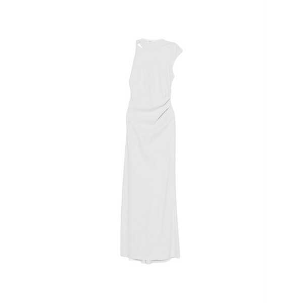 パトリツィア ペペ レディース ワンピース トップス Asymmetric-arm maxi dress Grey|asty