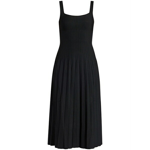 ステゥド レディース ワンピース トップス Ellison knitted midi dress Black|asty
