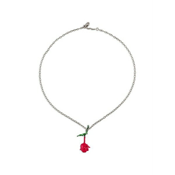 マルニ メンズ 首飾り・チョー鉄道車両 付属物 Rose-pendant necklace Silver
