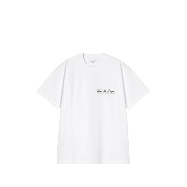 カーハート メンズ Tシャツ トップス Logo-detail t-shirt White｜asty