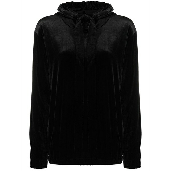 ノーマカマリ レディース パーカー・スウェットシャツ アウター Long-sleeve hoodie top Black