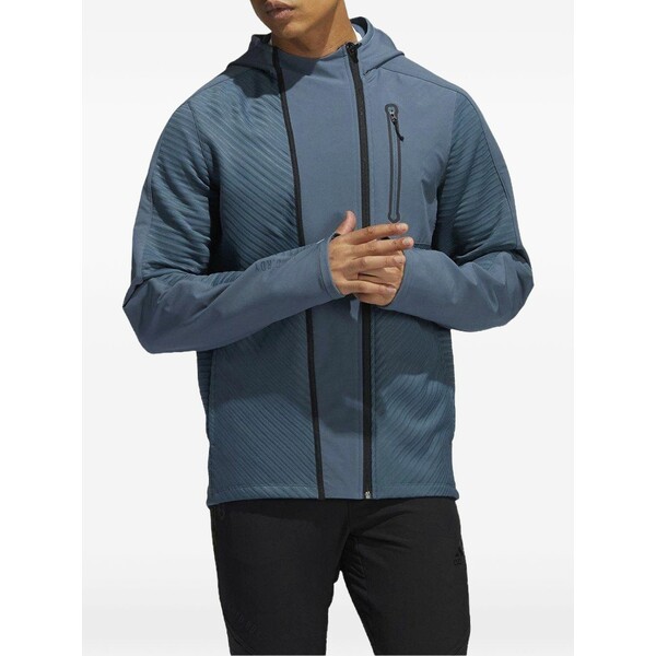 アディダス メンズ パーカー・スウェットシャツ アウター Training hoodie Blue