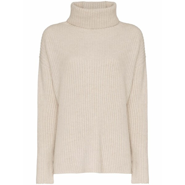 ル・カシャ レディース 編み物\u0026スウェーター アウター Lisbon cashmere roll neck jumper Neutrals