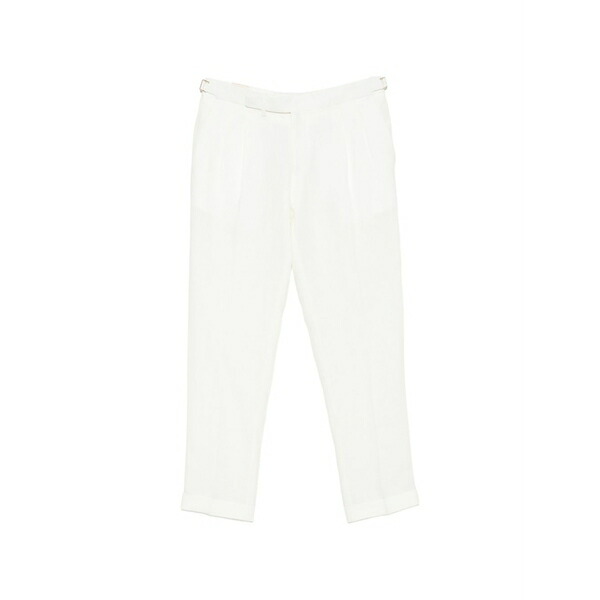 ブリ後押し 1949 メンズ 心地好いズボン下 ボトムス Quartiers trousers White