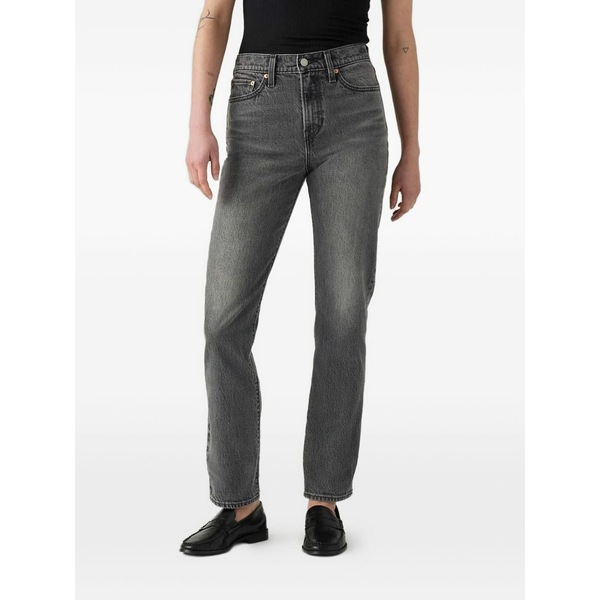 リーヴァイズジーンズ レディース ジーンズズボン下 ボトムス 003ne straight jeans Grey