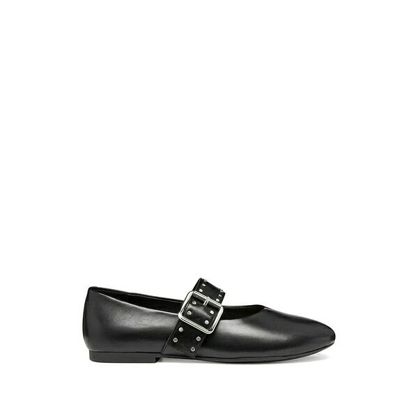 ジェオックス レディース サンダル シューズ Palmaria buckle studded ballet flats Black