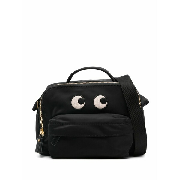 アニヤハインドマーチ レディース ショルダーバッグ バッグ Eyes-patch cross body bag Black