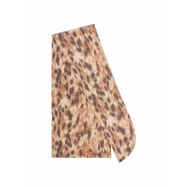 ガニー レディース マフラー・ストール・スカーフ アクセサリー Animal-print scarf Neutrals|asty