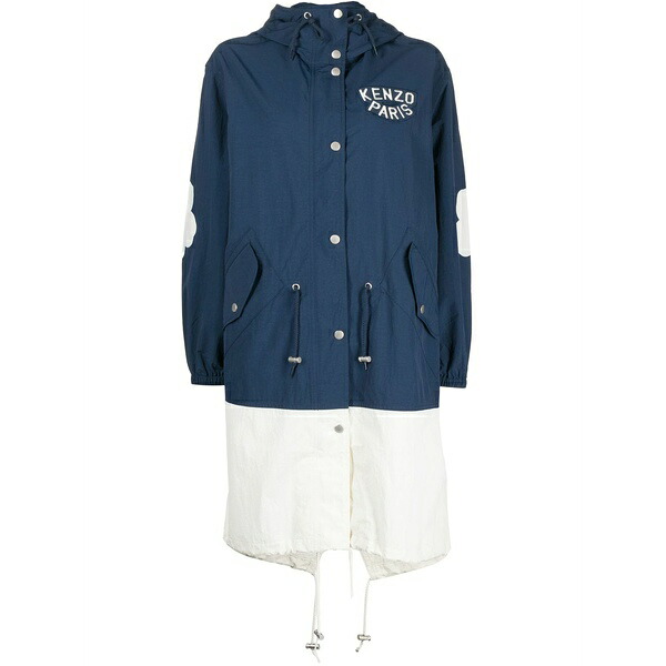 ケンゾー レディース 上衣＆上衣 アウター Sailor long windbreaker jacket Blue