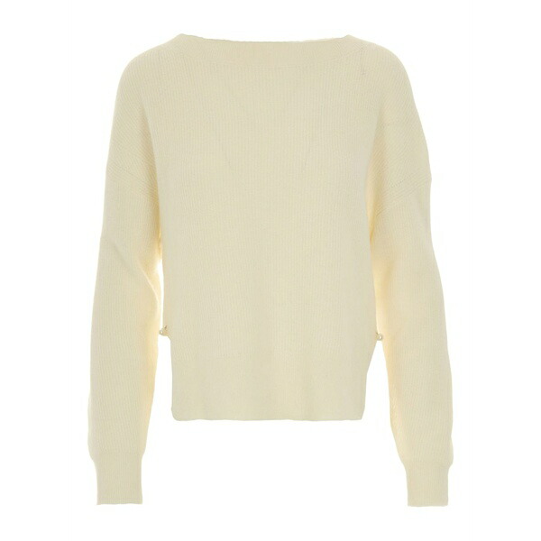 リュージョー レディース ニット&セーター アウター Ribbed sweater Neutrals｜asty