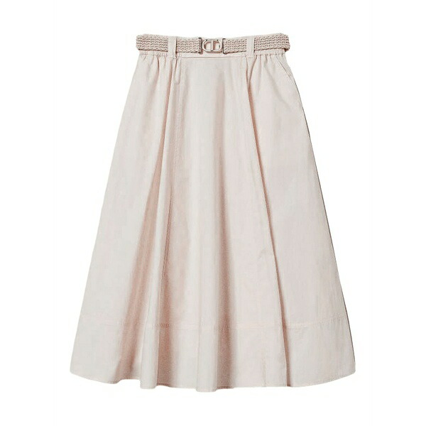 ツインセット レディース スカート ボトムス Belted midi skirt  Neutrals