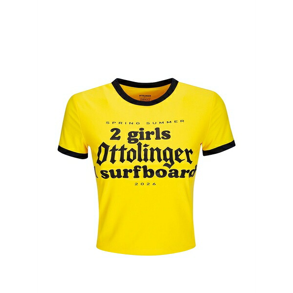 オットリンガー レディース プルオーバー トップス Printed t-shirt Yellow