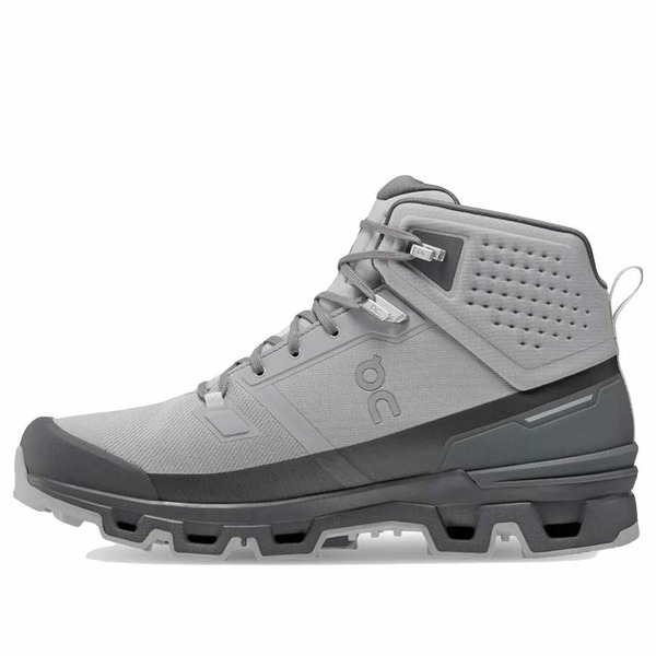 On Running オン 駈けっくら メンズ スニーカー  【On Running Cloudrock 2 Waterproof \u0027Grey Outdoor Boot\u0027 63.98612】  大いさ US_8.5(26.5糎)
