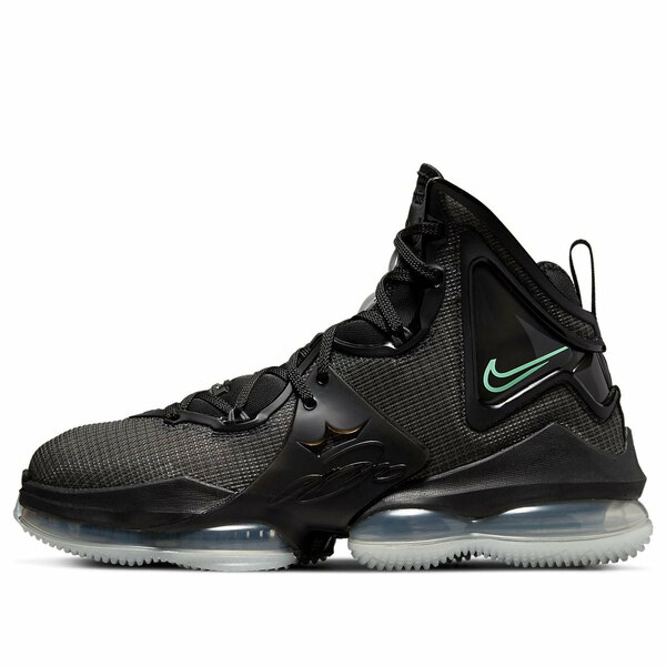 Nike ナイキ メンズ スニーカー  【Nike LeBron 19 \u0027Black Green Glow\u0027 CZ0203-003】  大いさ US_9.5(27.5糎)