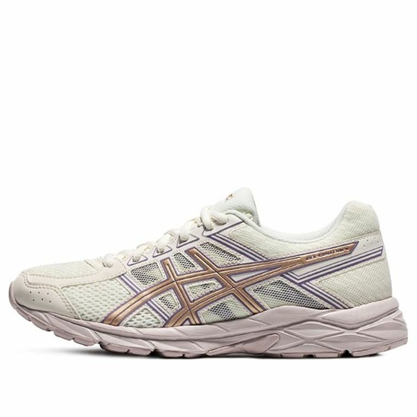 ASICS アシックス レディース スニーカー 【(WMNS) ASICS Gel-Contend 4 'White Gold Purple' T8D9Q-201】 サイズ US_7(24.0cm)｜asty 31,070円