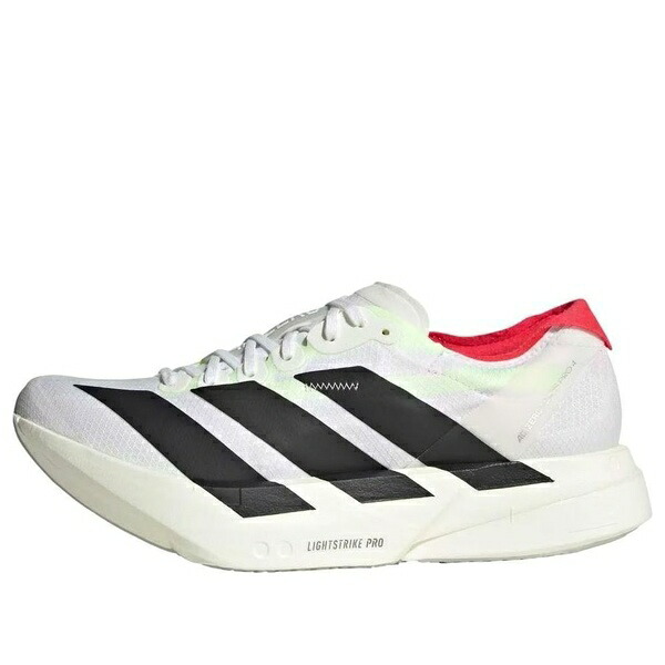 adidas アディダス レディース スニーカー 【(WMNS) adidas Adizero Adios pro 4 'White Black Red' JR1163】 サイズ US_W_11.5｜asty