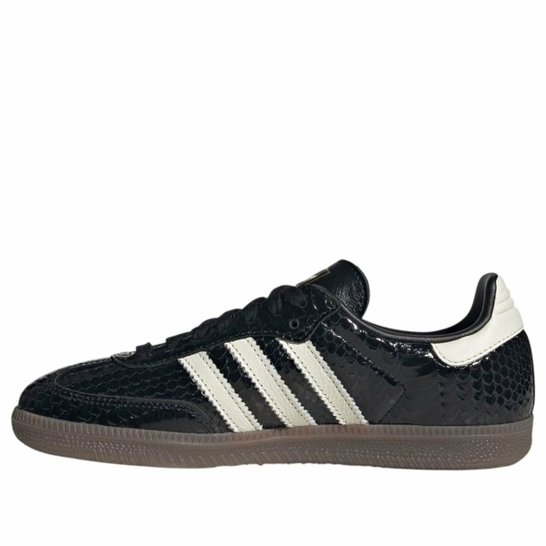 adidas アディダス レディース スニーカー 【(WMNS) adidas Samba Patent Snakeskin 'Black Off White' IH9015】 サイズ US_W_14｜asty