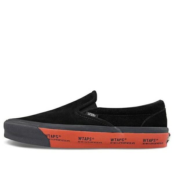 Vans バンズ メンズ スニーカー 【Vans WTAPS x Og Classic Slip-On Lx 'Black Red' VN0A45JK20E】 サイズ US_11(29.0cm)｜asty