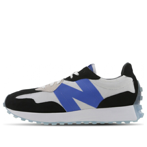 New Balance ニューバランス メンズ スニーカー  【New Balance 327 Sport Shoes White Black Blue MS327HU】  サイズ US_9.5(27.5cm)