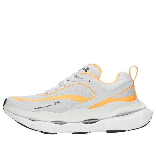 Under Armour アンダーアーマー レディース スニーカー 【(WMNS) Under Armour Halo Racer 'Halo Gray Orange Bloc Black' 6007641-015】 サイズ US_6(23.0cm)｜asty