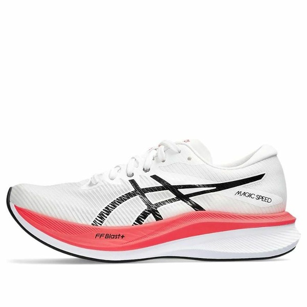 ASICS アシックス レディース スニーカー  【(WMNS) ASICS Magic Speed 3.0 \u0027White Black Red\u0027 1012B518-100】  大きさ US_6(23.0珊)