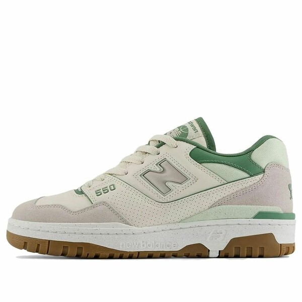 New Balance ニュー平衡にする レディース スニーカー  【(WMNS) New Balance 550 \u0027Linen Natural Mint Mallard Green\u0027 BBW550HK】  大きさ US_8(25.0糎)