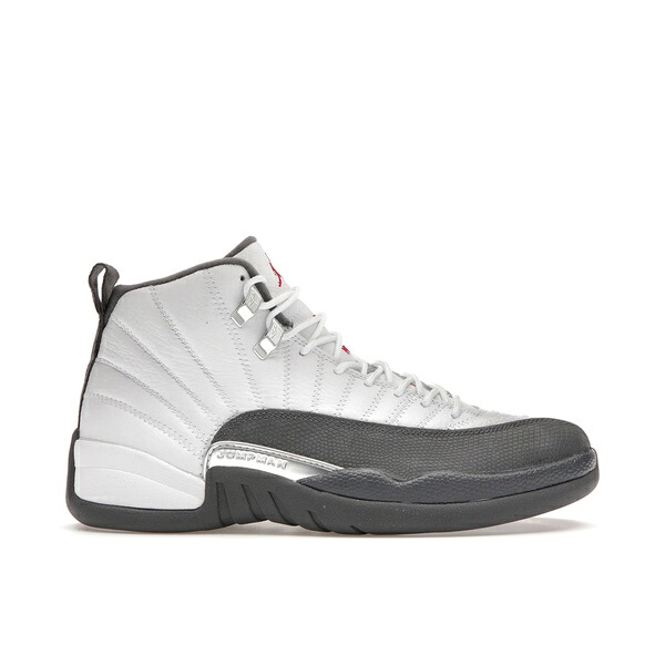 Jordan ジョーダン メンズ スニーカー  【Jordan 12 Retro White Dark Grey】  大いさ US_7.5(25.5糎) White/Dark Grey-Gym Red 靴-スニーカー-メンズ靴