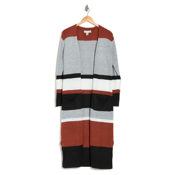 限 定 販 売 バイ デザイン レディース ニットセーター アウター Elyssa Stripe Long Cardigan Mila Www Tsujide Co Jp