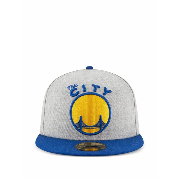 ニューエラ メンズ 帽子 アクセサリー X nba 59fifty golden state warriors baseball cap Grey|asty