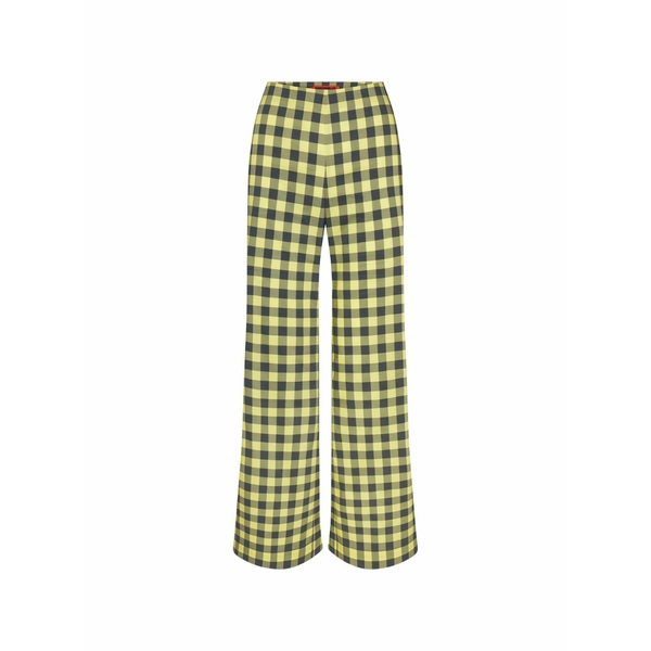 サイモンミラー レディース カジュアルパンツ ボトムス Pia gingham palazzo Yellow｜asty