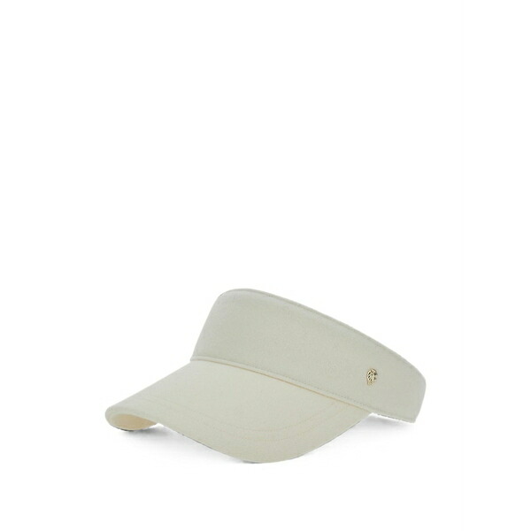 ヘレンカミンスキー レディース 帽子 アクセサリー Logo-plaque wool hat Neutrals｜asty