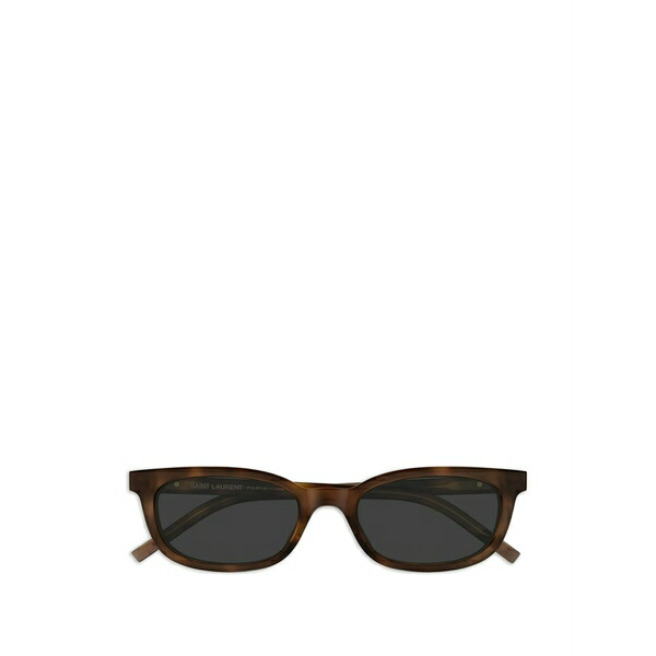 サンローラン アイウェア レディース サングラス&アイウェア アクセサリー Rectangle-frame sunglasses Brown|asty