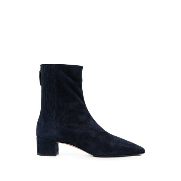 アクアズーラ レディース ブーツ シューズ Saint honor&pound; suede ankle boots Blue｜asty