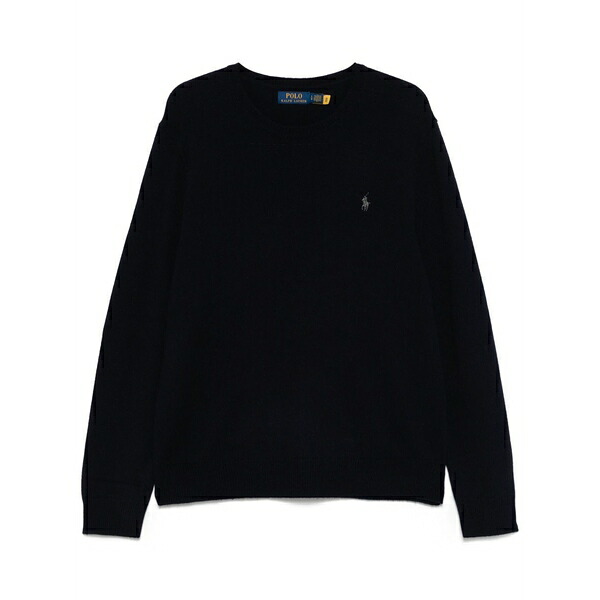 ラルフローレン メンズ ニット&セーター アウター Polo pony-embroidered sweater Blue｜asty